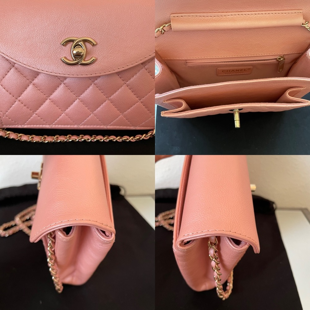 Chanel Pink Iridescent Calfskin smart  crossbody - Picture 14 of 16